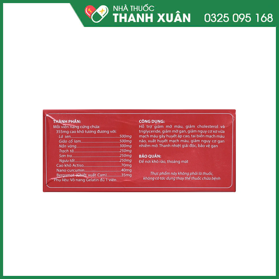 Mỡ máu Tâm Bình giúp hỗ trợ giảm mỡ máu, xuất huyết mạch máu, giảm nguy cơ gan nhiễm mỡ, thanh nhiệt giải độc, bảo vệ gan